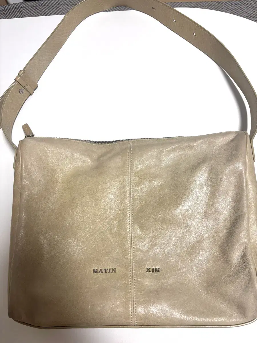 Items Similar to Matin Kim BUCKLE STRAP SHOULDER BAG IN